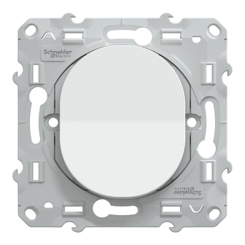 Poussoir à assembler Ovalis, SCHNEIDER ELECTRIC, blanc - SCHNEIDER ELECTRIC