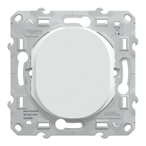 Obturateur à assembler Ovalis, SCHNEIDER ELECTRIC, blanc - SCHNEIDER ELECTRIC