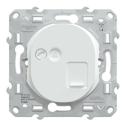 Prise rj45 à assembler Ovalis, SCHNEIDER ELECTRIC, blanc de marque SCHNEIDER ELECTRIC, référence: B9961200