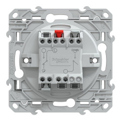Interrupteur volet roulant à assembler Ovalis, SCHNEIDER ELECTRIC, blanc - SCHNEIDER ELECTRIC