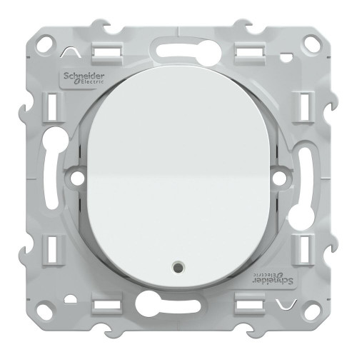 Interrupteur va-et-vient lumineux à assembler Ovalis, SCHNEIDER ELECTRIC, blanc - SCHNEIDER ELECTRIC