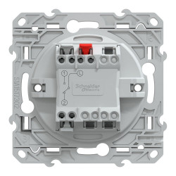 Interrupteur va-et-vient lumineux à assembler Ovalis, SCHNEIDER ELECTRIC, blanc - SCHNEIDER ELECTRIC