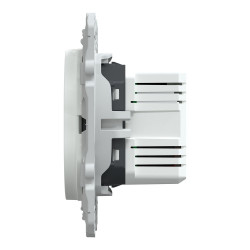 Prise chargeur double usb A+C 12W à assembler Ovalis, SCHNEIDER ELECTRIC, blanc - SCHNEIDER ELECTRIC