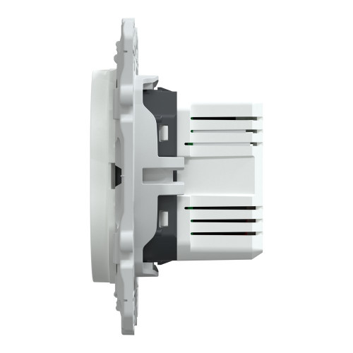 Prise chargeur double usb A+C 12W à assembler Ovalis, SCHNEIDER ELECTRIC, blanc - SCHNEIDER ELECTRIC