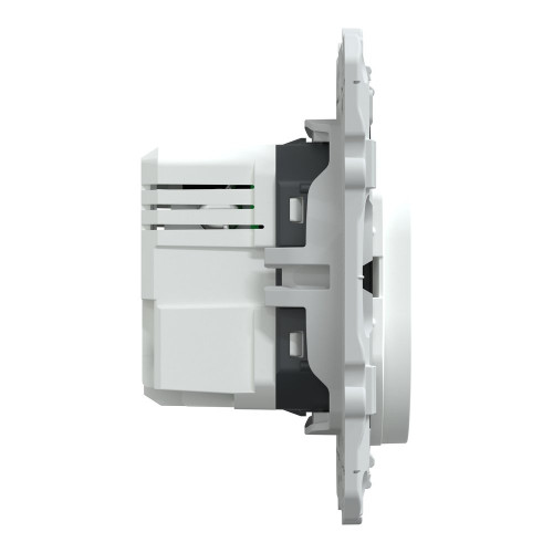 Prise chargeur double usb A+C 12W à assembler Ovalis, SCHNEIDER ELECTRIC, blanc - SCHNEIDER ELECTRIC