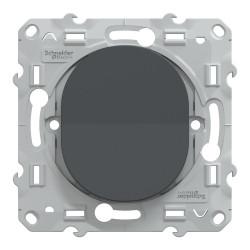 Interrupteur va-et-vient à assembler Ovalis, SCHNEIDER ELECTRIC, anthracite de marque SCHNEIDER ELECTRIC, référence: B9961800