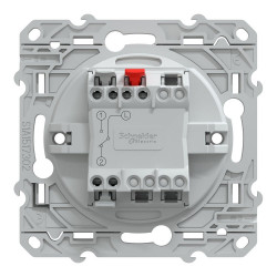 Double interrupteur à assembler Ovalis, SCHNEIDER ELECTRIC, anthracite - SCHNEIDER ELECTRIC