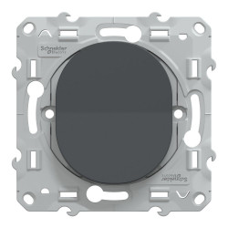 Poussoir à assembler Ovalis, SCHNEIDER ELECTRIC, anthracite de marque SCHNEIDER ELECTRIC, référence: B9962100