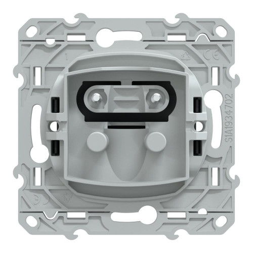 Sortie de câble à assembler Ovalis, SCHNEIDER ELECTRIC, anthracite - SCHNEIDER ELECTRIC