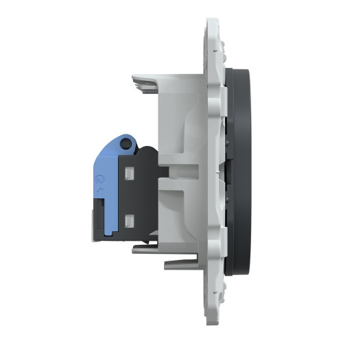 Prise rj45 à assembler Ovalis, SCHNEIDER ELECTRIC, anthracite - SCHNEIDER ELECTRIC