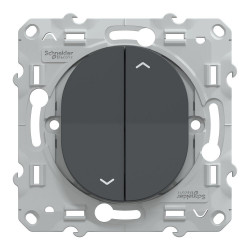 Interrupteur volet roulant à assembler Ovalis, SCHNEIDER ELECTRIC, anthracite de marque SCHNEIDER ELECTRIC, référence: B9962600