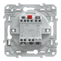 Interrupteur volet roulant à assembler Ovalis, SCHNEIDER ELECTRIC, anthracite - SCHNEIDER ELECTRIC