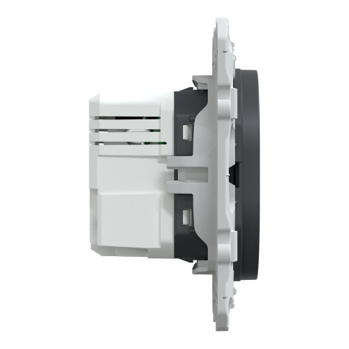 Prise chargeur usb A+C 12W à assembler Ovalis, SCHNEIDER ELECTRIC, anthracite - SCHNEIDER ELECTRIC