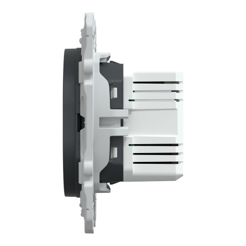 Prise chargeur usb A+C 12W à assembler Ovalis, SCHNEIDER ELECTRIC, anthracite - SCHNEIDER ELECTRIC