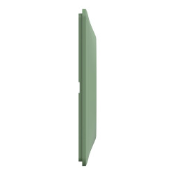 Plaque double Ovalis, SCHNEIDER ELECTRIC, vert forêt - SCHNEIDER ELECTRIC