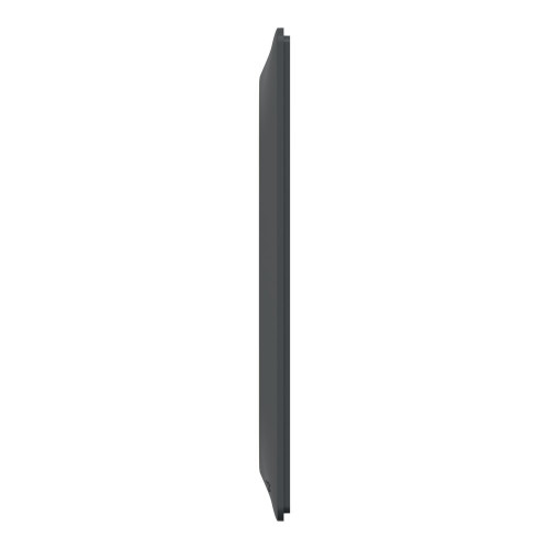 Plaque double verticale Ovalis SCHNEIDER ELECTRIC, anthracite bague effet laiton - SCHNEIDER ELECTRIC