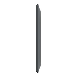 Plaque double verticale Ovalis SCHNEIDER ELECTRIC, anthracite bague effet laiton - SCHNEIDER ELECTRIC