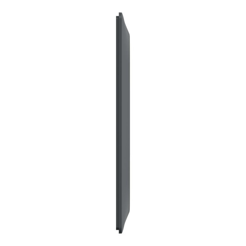 Plaque double verticale Ovalis SCHNEIDER ELECTRIC, anthracite bague effet laiton - SCHNEIDER ELECTRIC