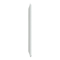 Plaque double verticale Ovalis, SCHNEIDER ELECTRIC, blanc bague effet laiton - SCHNEIDER ELECTRIC