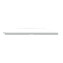 Plaque double verticale Ovalis, SCHNEIDER ELECTRIC, blanc bague effet laiton - SCHNEIDER ELECTRIC