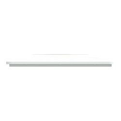 Plaque simple Ovalis, SCHNEIDER ELECTRIC, blanc bague effet laiton - SCHNEIDER ELECTRIC