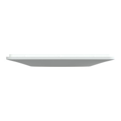 Plaque simple Ovalis, SCHNEIDER ELECTRIC, blanc bague effet laiton - SCHNEIDER ELECTRIC