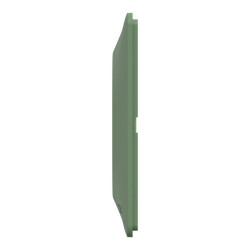 Plaque simple Ovalis, SCHNEIDER ELECTRIC, vert forêt - SCHNEIDER ELECTRIC