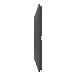 Plaque double Ovalis, SCHNEIDER ELECTRIC, anthracite bague effet laiton - SCHNEIDER ELECTRIC