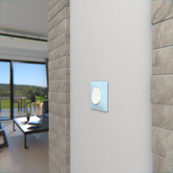 Plaque simple Ovalis, SCHNEIDER ELECTRIC, bleu azurin - SCHNEIDER ELECTRIC
