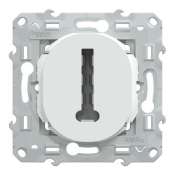 Prise téléphone à assembler Ovalis, SCHNEIDER ELECTRIC, blanc de marque SCHNEIDER ELECTRIC, référence: B9965200