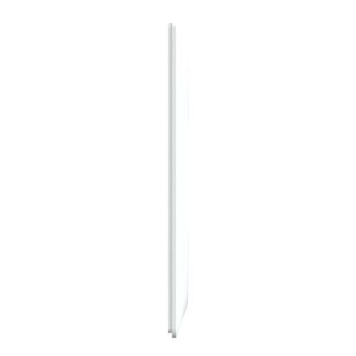 Plaque double verticale Ovalis, SCHNEIDER ELECTRIC, blanc bague argent chrome - SCHNEIDER ELECTRIC