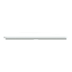 Plaque double verticale Ovalis, SCHNEIDER ELECTRIC, blanc bague argent chrome - SCHNEIDER ELECTRIC