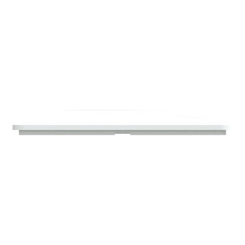 Plaque double verticale Ovalis, SCHNEIDER ELECTRIC, blanc bague argent chrome - SCHNEIDER ELECTRIC