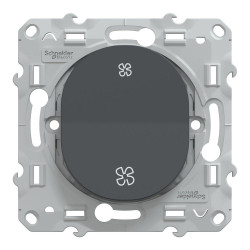 Interrupteur vmc à assembler Ovalis, SCHNEIDER ELECTRIC, anthracite de marque SCHNEIDER ELECTRIC, référence: B9965900
