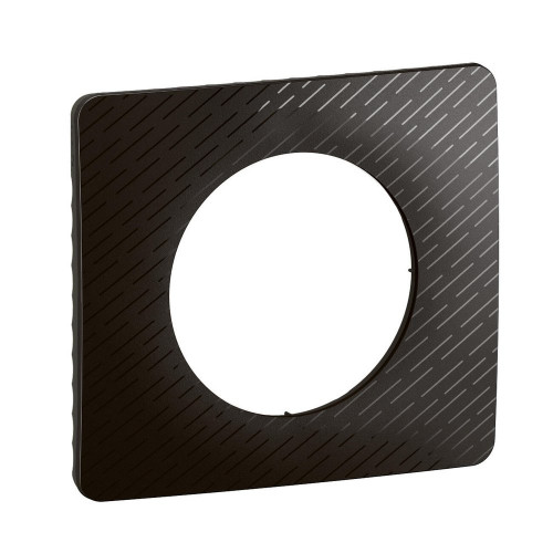 Support pour interrupteur et prise simple Céliane, LEGRAND, noir météore - LEGRAND