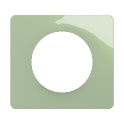 Support pour interrupteur et prise simple Céliane, LEGRAND, vert céladon de marque LEGRAND, référence: B9966700