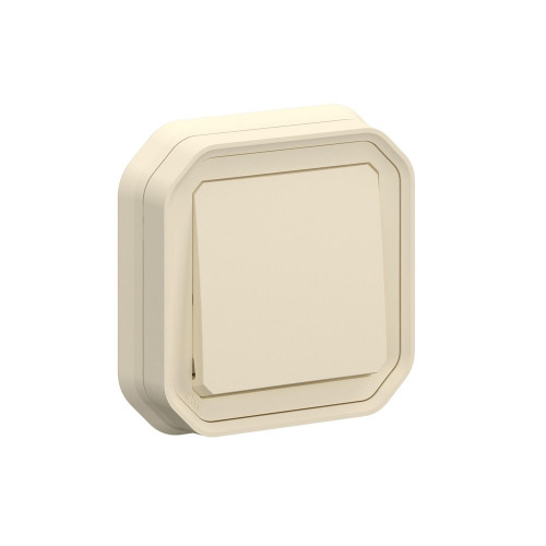 Interrupteur va-et-vient étanche IP55 encastré PLEXO blanc - LEGRAND