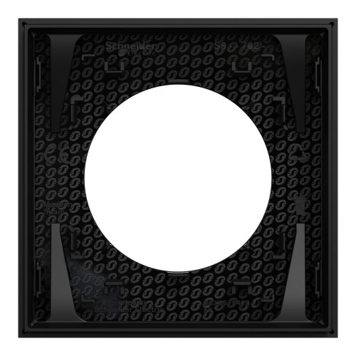 Plaque simple Odace, SCHNEIDER ELECTRIC, noir onyx - SCHNEIDER ELECTRIC
