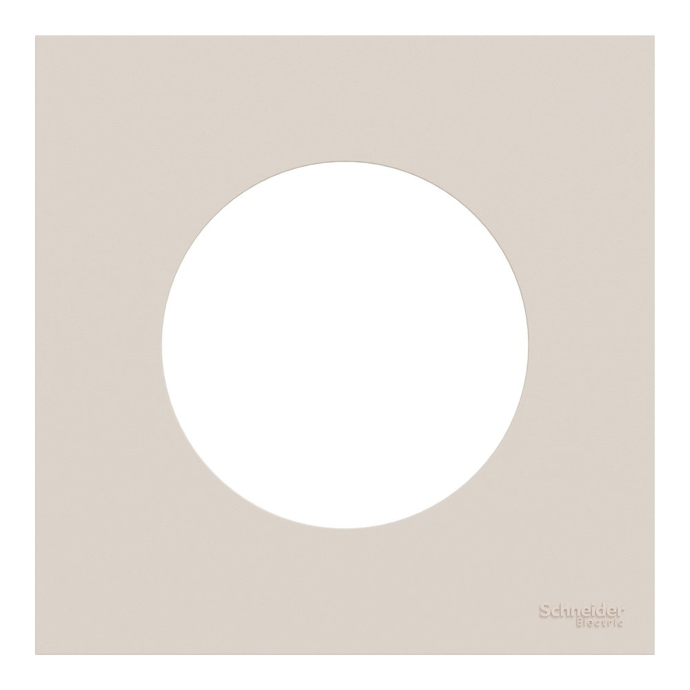 Plaque de finition 1 poste sable Odace - vue 2