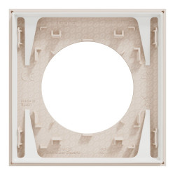 Plaque simple Odace, SCHNEIDER ELECTRIC, beige sable - SCHNEIDER ELECTRIC