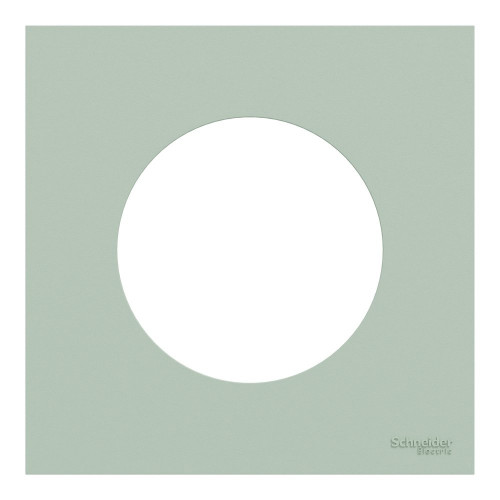 Plaque simple Odace, SCHNEIDER ELECTRIC, vert jade - SCHNEIDER ELECTRIC
