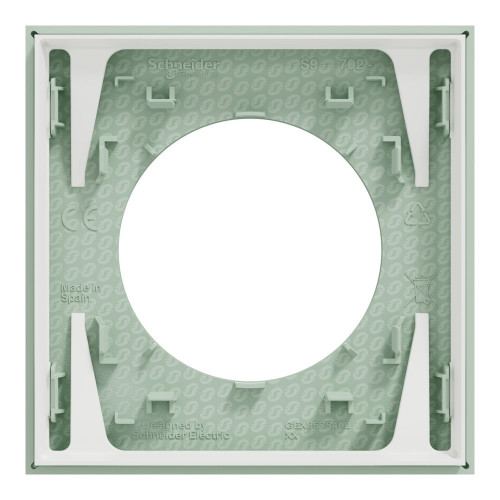 Plaque simple Odace, SCHNEIDER ELECTRIC, vert jade - SCHNEIDER ELECTRIC
