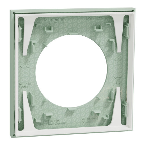 Plaque simple Odace, SCHNEIDER ELECTRIC, vert jade - SCHNEIDER ELECTRIC