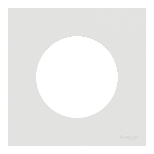 Plaque simple Odace, SCHNEIDER ELECTRIC, blanc craie - SCHNEIDER ELECTRIC