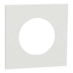 Plaque simple Odace, SCHNEIDER ELECTRIC, blanc craie - SCHNEIDER ELECTRIC