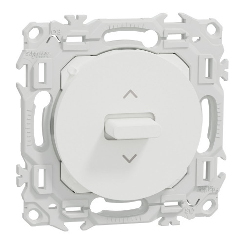 Interrupteur ou poussoir volet roulant Odace, SCHNEIDER ELECTRIC, blanc - SCHNEIDER ELECTRIC