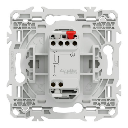 Interrupteur ou poussoir volet roulant Odace, SCHNEIDER ELECTRIC, blanc - SCHNEIDER ELECTRIC