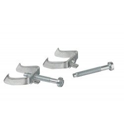 Lot de 2 griffes de fixation Ovalis, SCHNEIDER ELECTRIC, aluminium - SCHNEIDER ELECTRIC