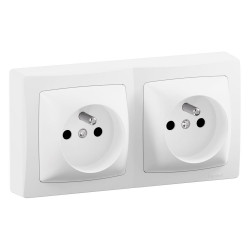 Bloc 2p horiz saillie asl blanc LEGRAND - LEGRAND