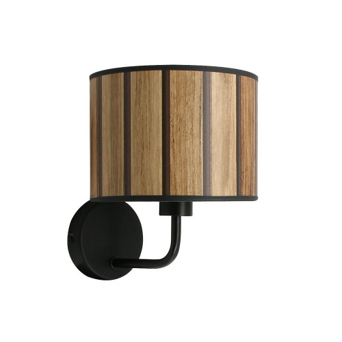Applique tasso e14 d19 noir brun métropolight - METROPOLIGHT